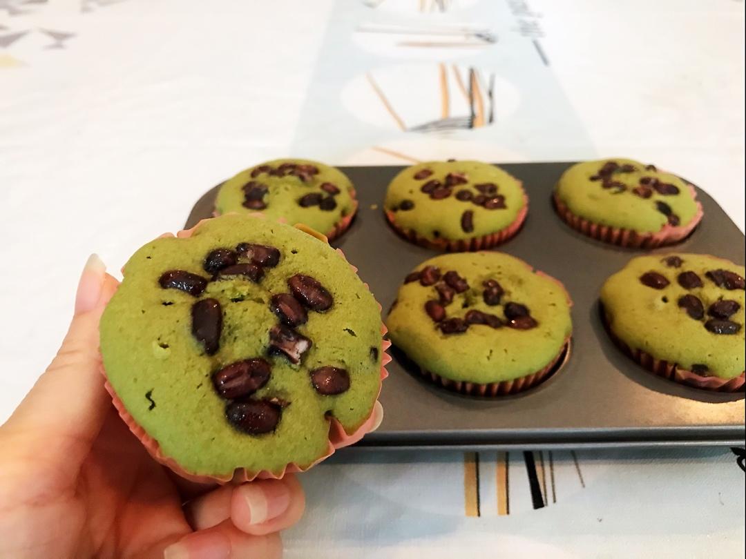 网红星巴克甜品，爆头抹茶麦芬小蛋糕