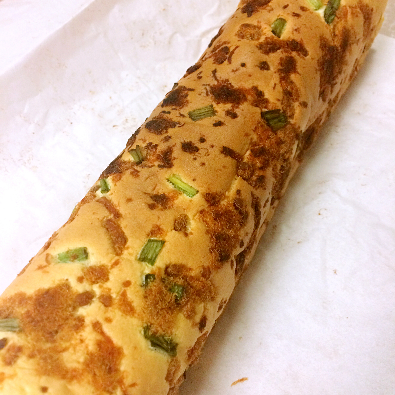 香葱肉松蛋糕卷