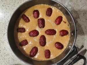 家庭红糖红枣发糕，超简单早餐系列的做法 步骤5