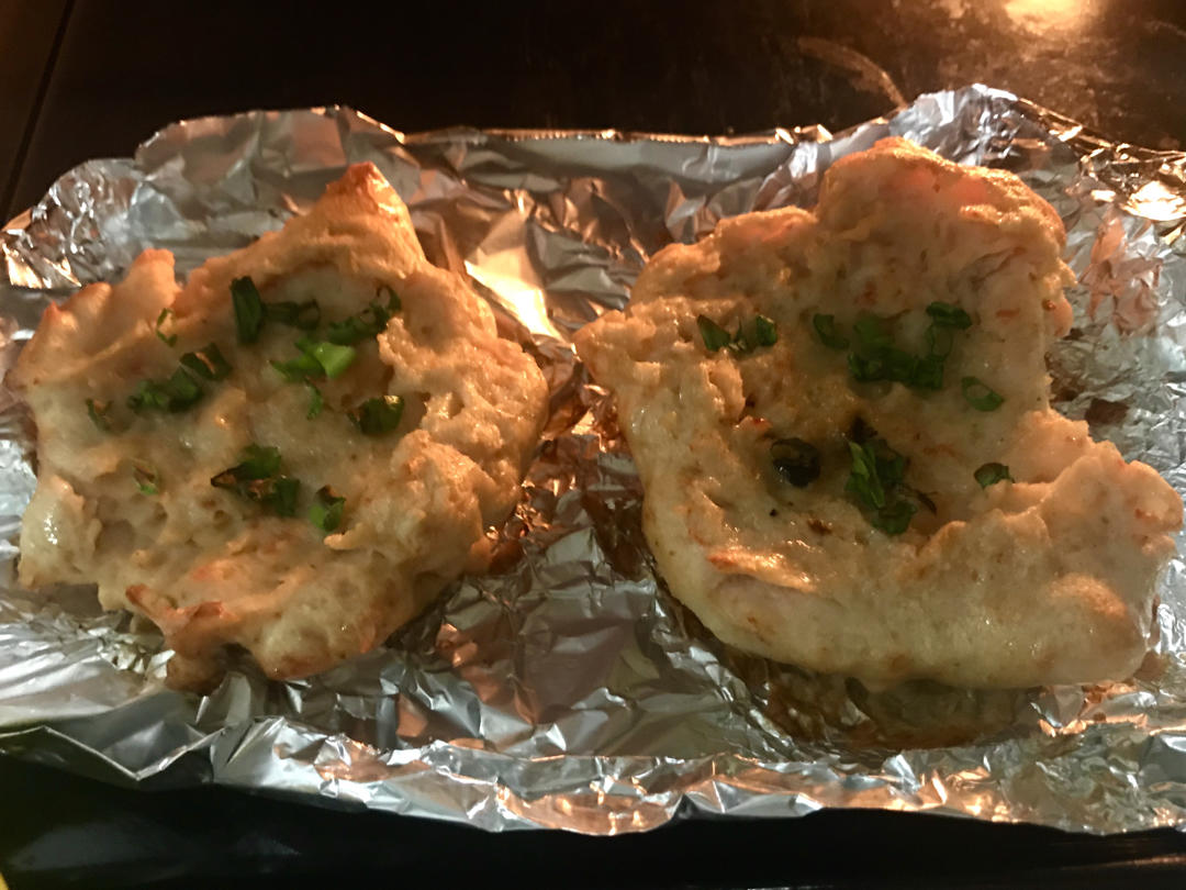 烤虾滑（虾饼）超简单的快手菜！