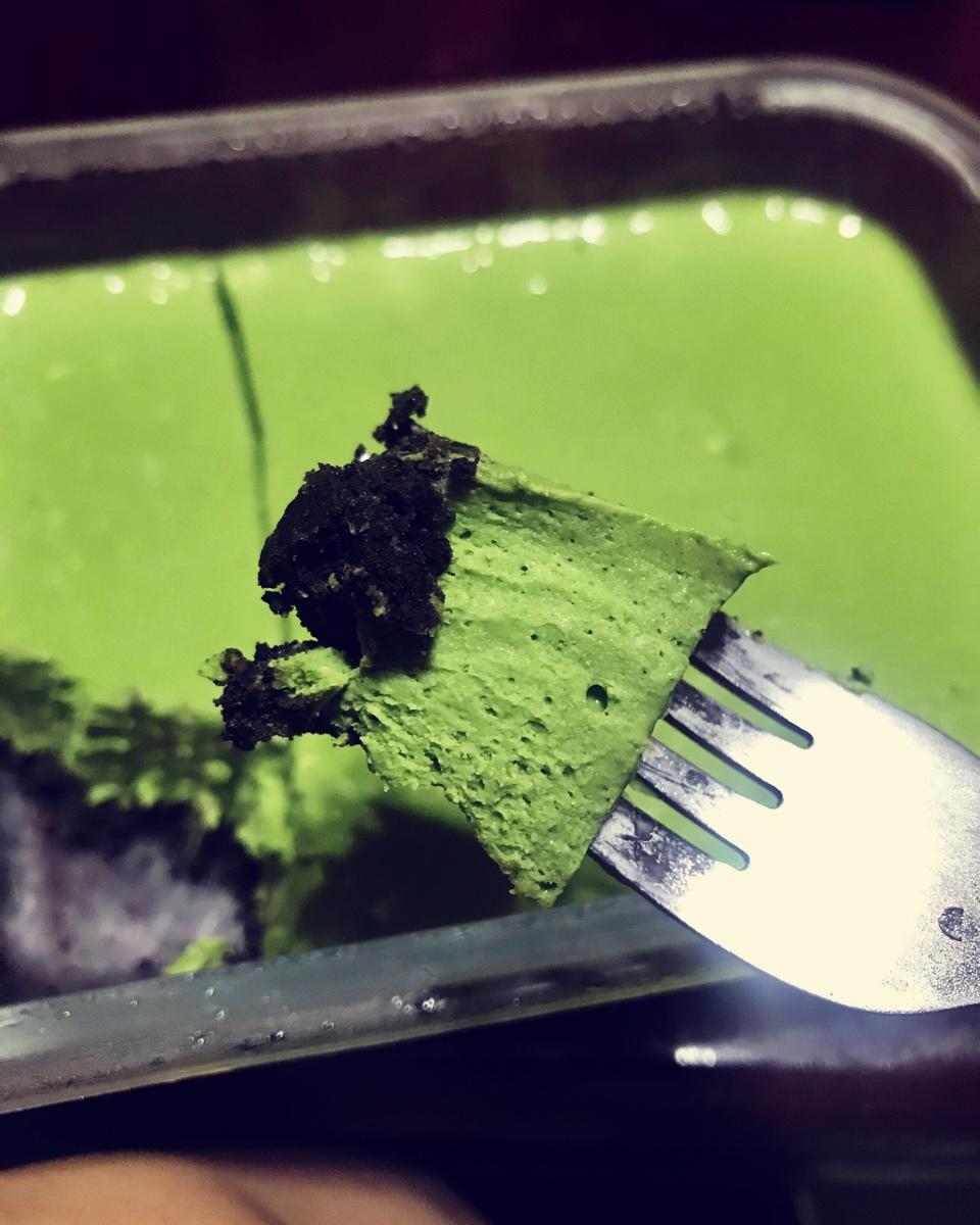 低碳生酮之抹茶冻芝士蛋糕（免烤）
