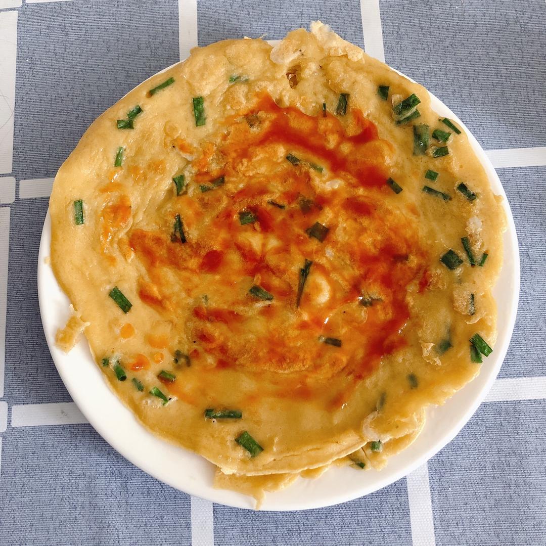 快速早餐鸡蛋葱花饼