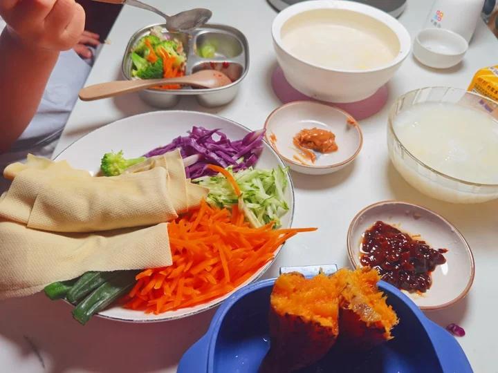 鸡丝豆腐卷【宝宝辅食】