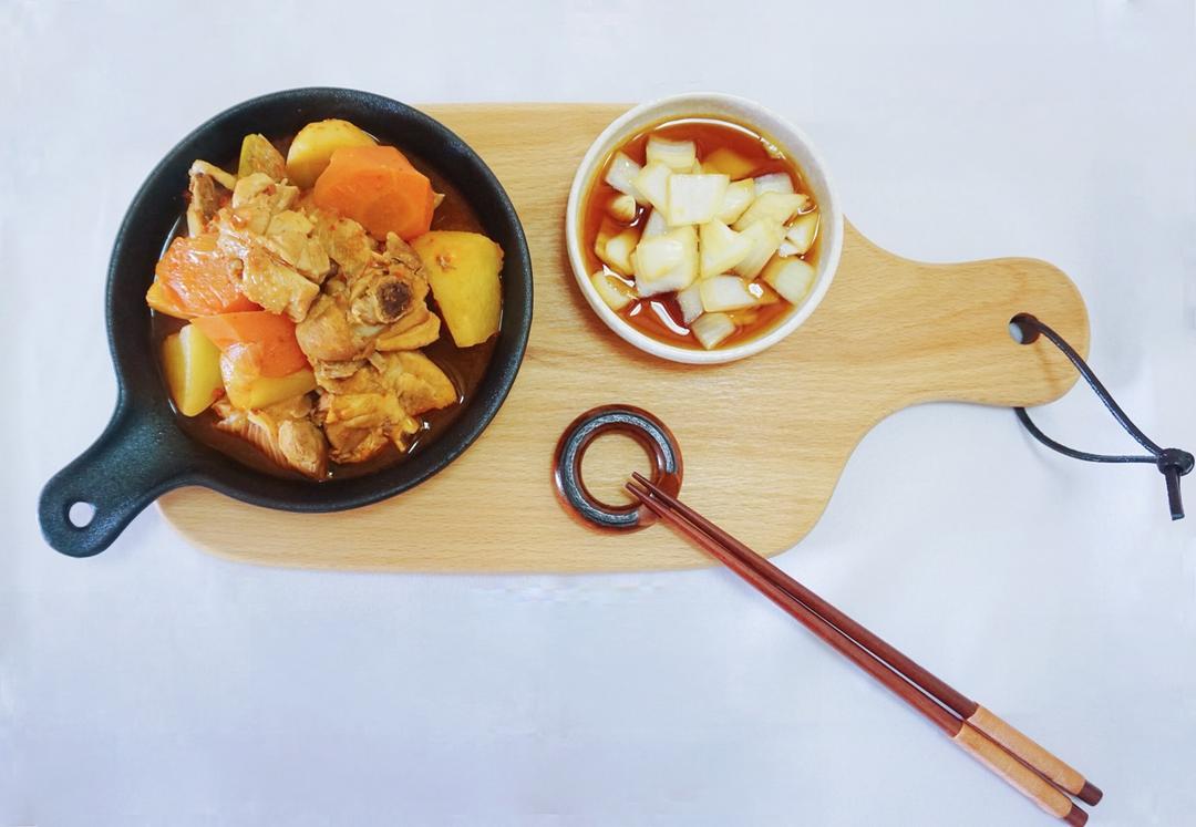 韩式辣炖鸡块(닭도리탕)