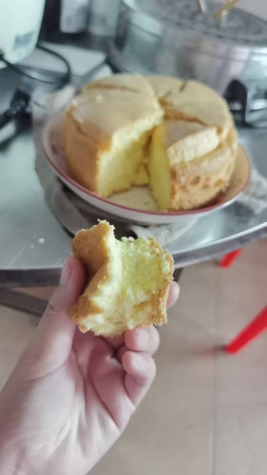 超柔软6寸戚风蛋糕(附8寸配方)零失败 超详细‼️含操作视频