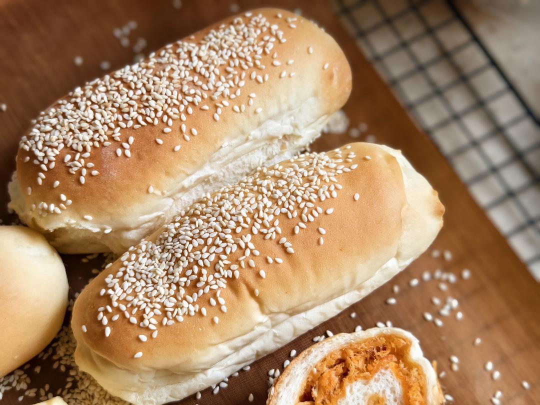 肉松沙拉酱面包（65度汤种）