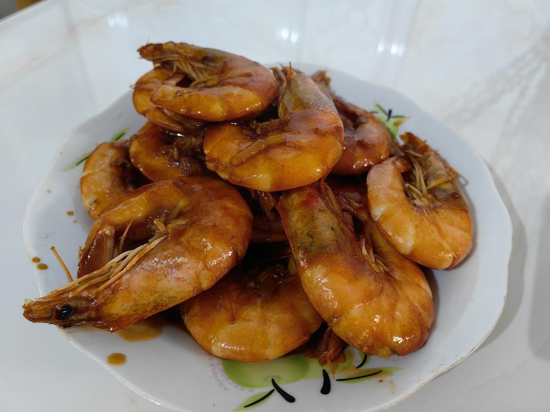 家庭版油焖大虾