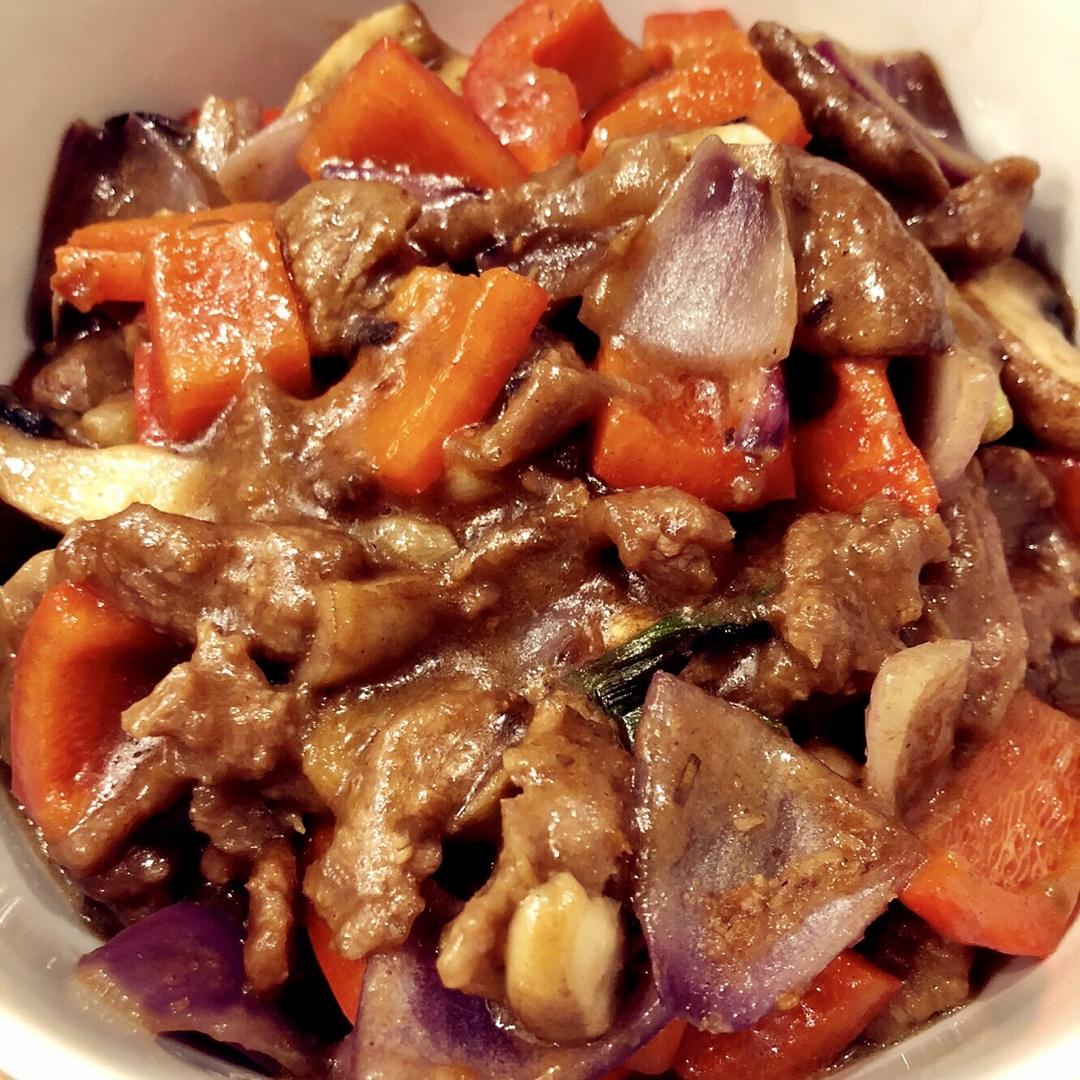 家常菜沙茶牛肉
