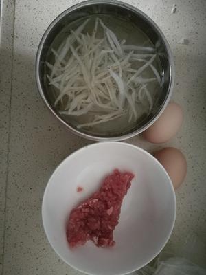 银鱼肉末蒸蛋的做法 步骤1