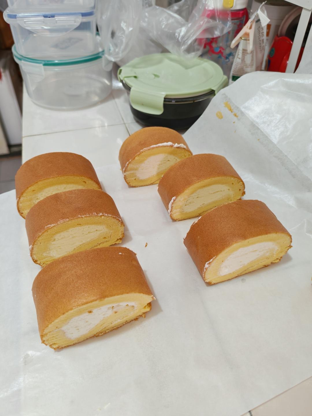 原味基础蛋糕卷(小五卷)