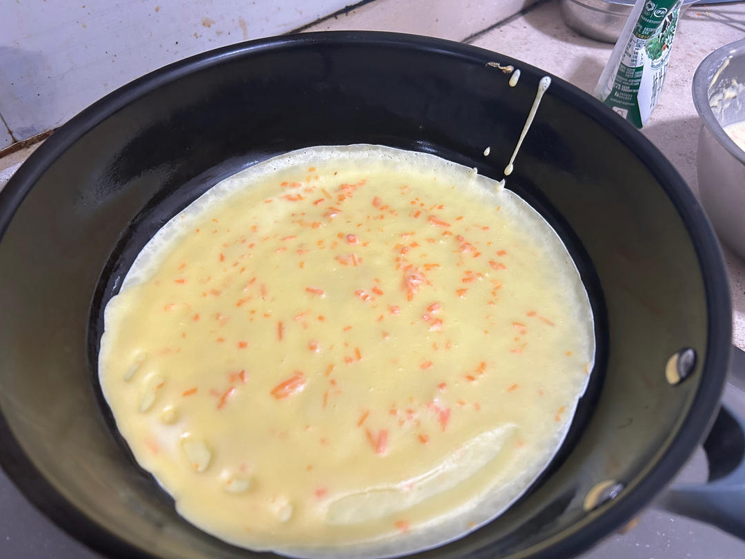 简单快手蔬菜鸡蛋煎饼