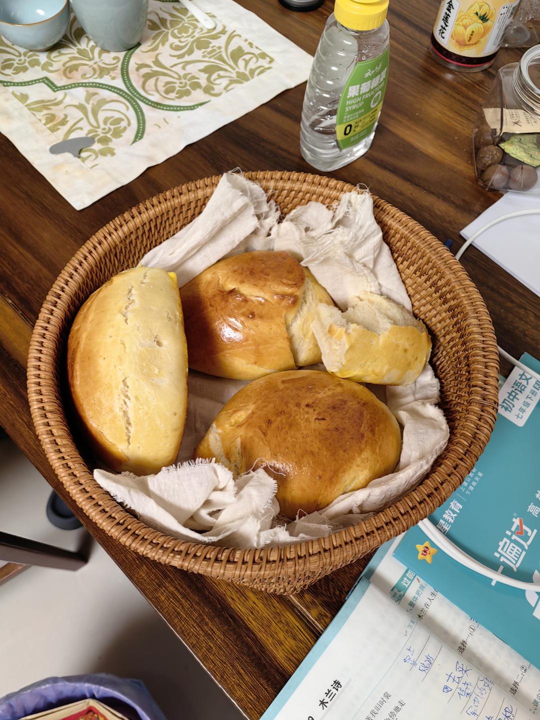 烤箱版奶香小面包