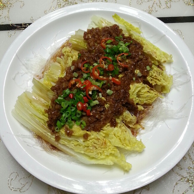 蒜蓉粉丝蒸娃娃菜