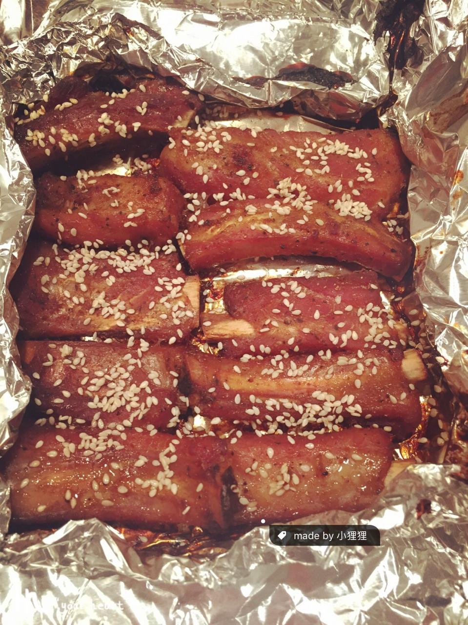 烤排骨 Roast Pork Ribs -yanyanfoodtube