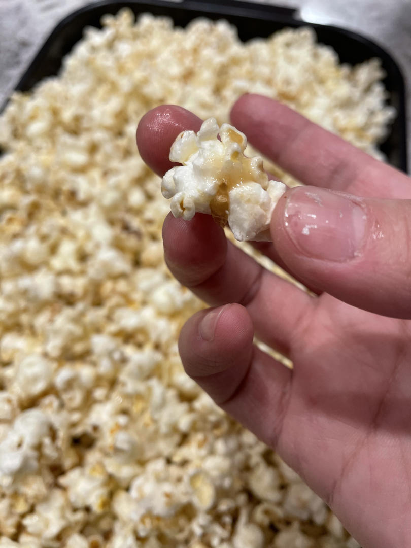 一招搞定小朋友的黄油焦糖爆米花，简单又好吃