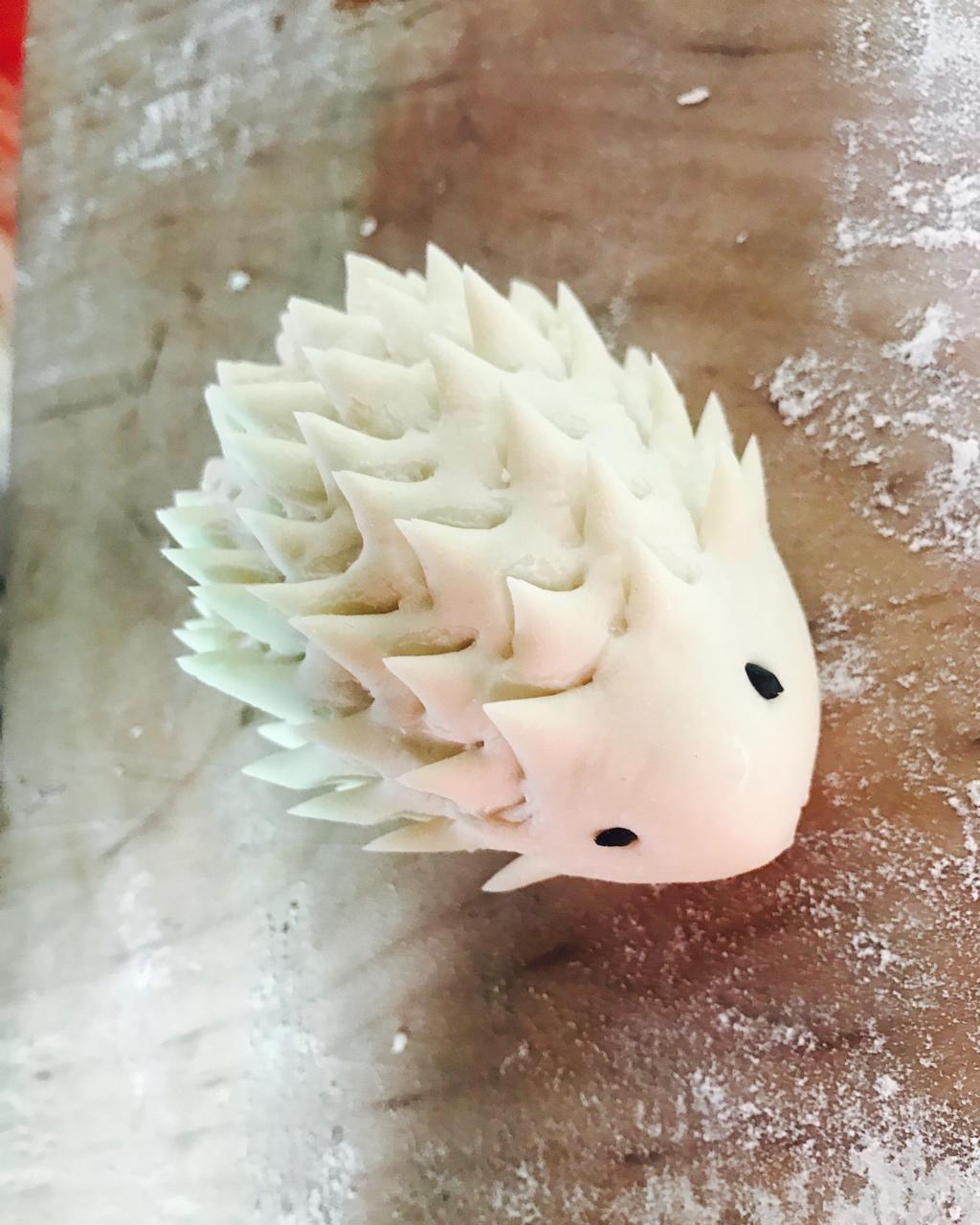 文婷w做的小刺猬馒头