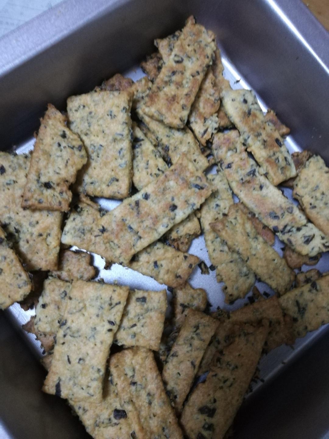 苔条薄苏打饼干（比海苔更浓郁）