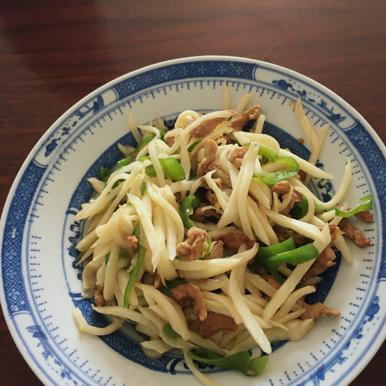 茭白肉丝