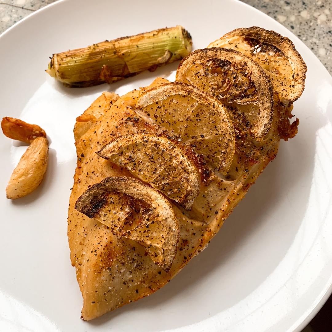 柠檬烤鸡胸（无油空气炸锅版）