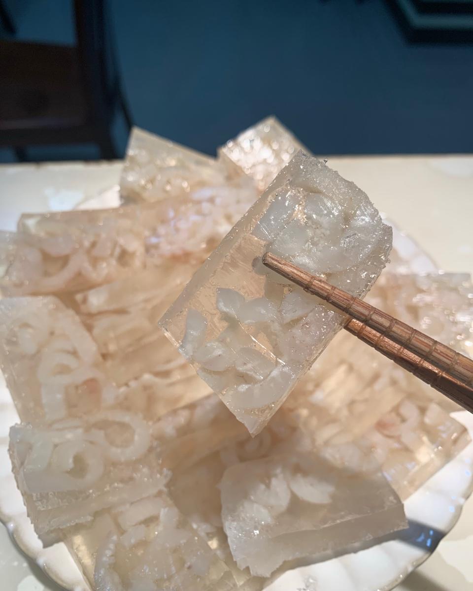 水晶肉皮冻