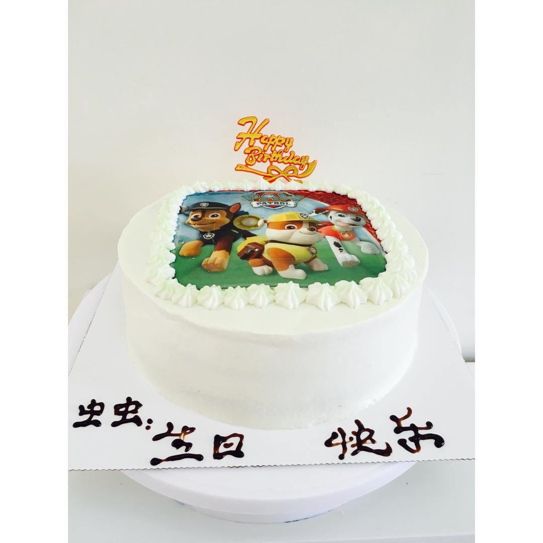 汪汪队狗狗蛋糕