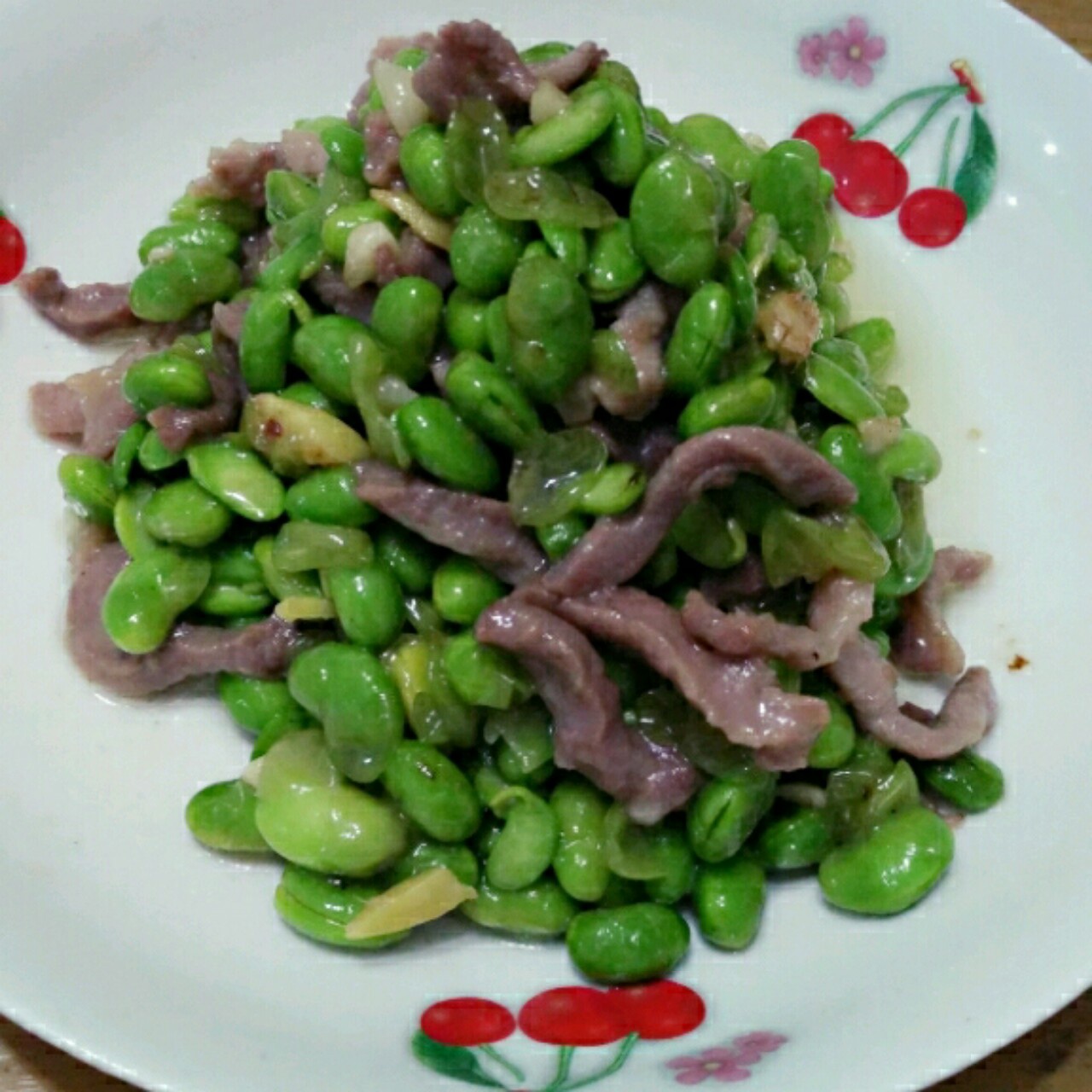 毛豆肉丝