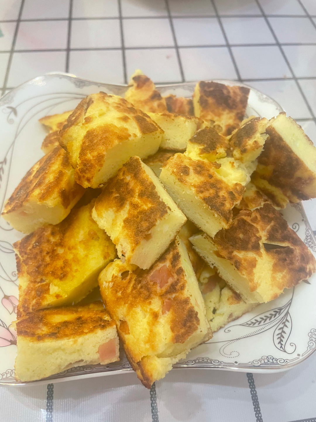 ♨️馒头的花样吃法.鸡蛋馒头煎饼. 马克西姆不粘锅