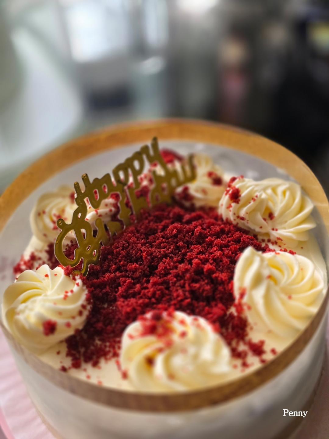 6寸红丝绒蛋糕（美国传统配方）