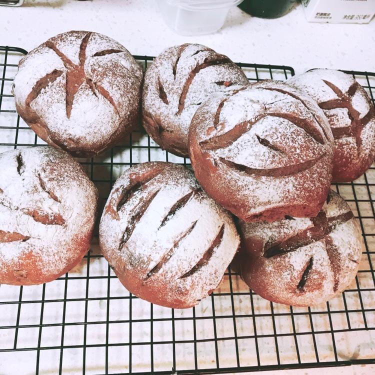 巧克力蔓越莓软欧 Rano Bread