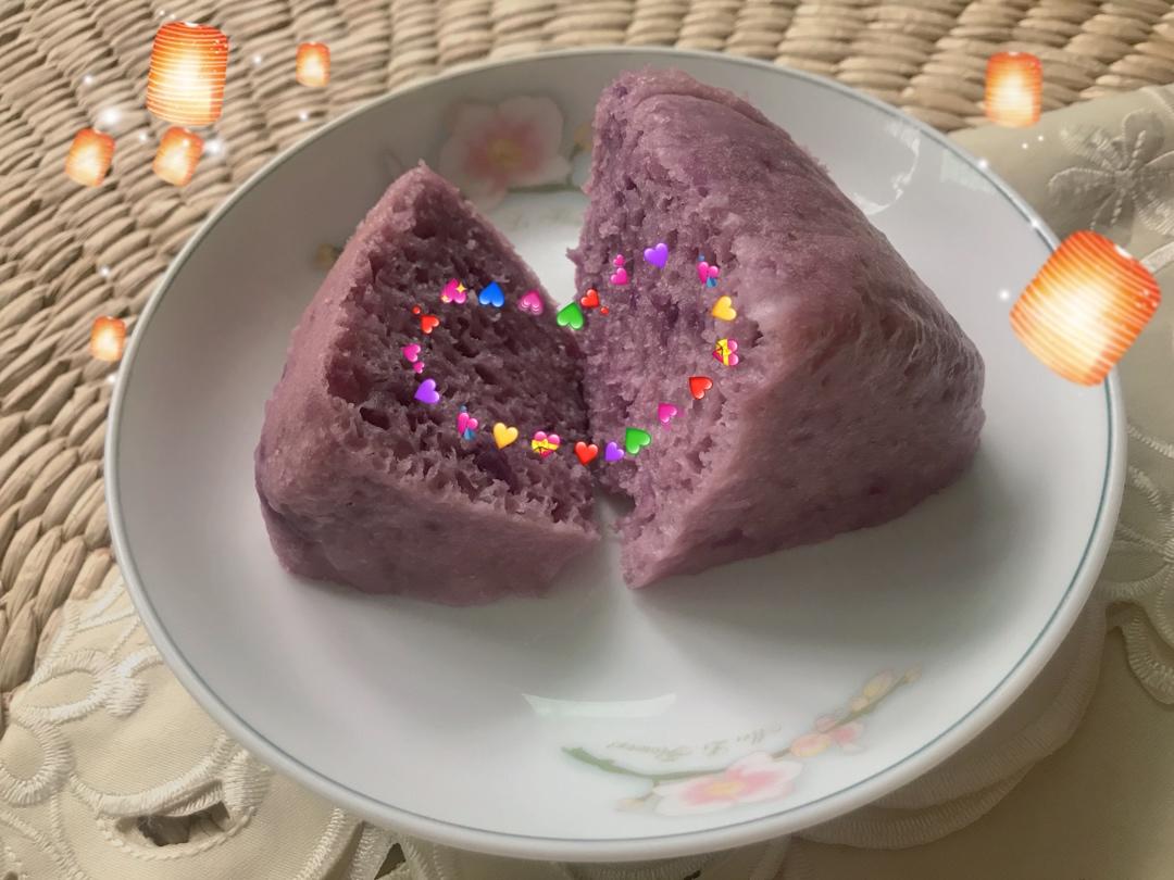 紫薯发糕