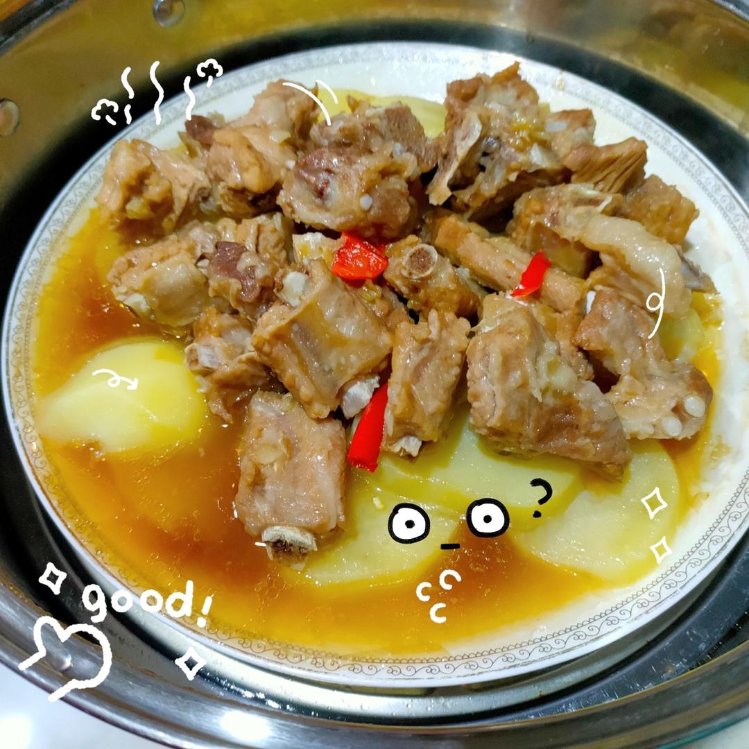 蒜蓉蒸排骨
