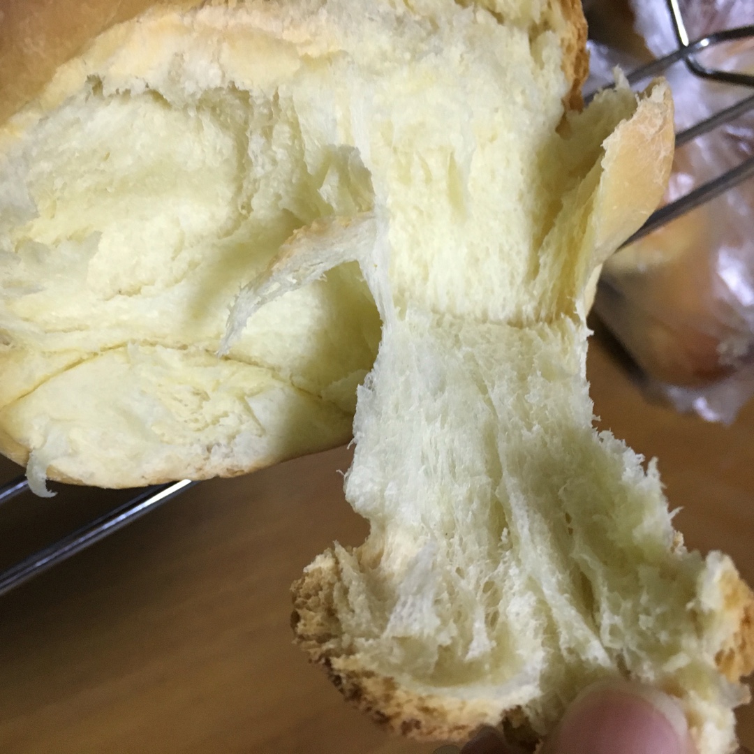 夺命软吐司(๑´ڡ`๑)超软拉丝极速方便的一次发酵吐司
