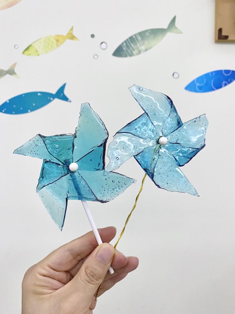 艾素糖装饰—艾素糖风车的制作