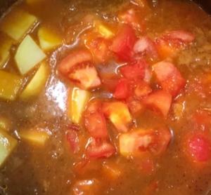 🍅番茄土豆炖牛腩，汤汁超浓郁！拌饭绝了哇‼️的做法 步骤10