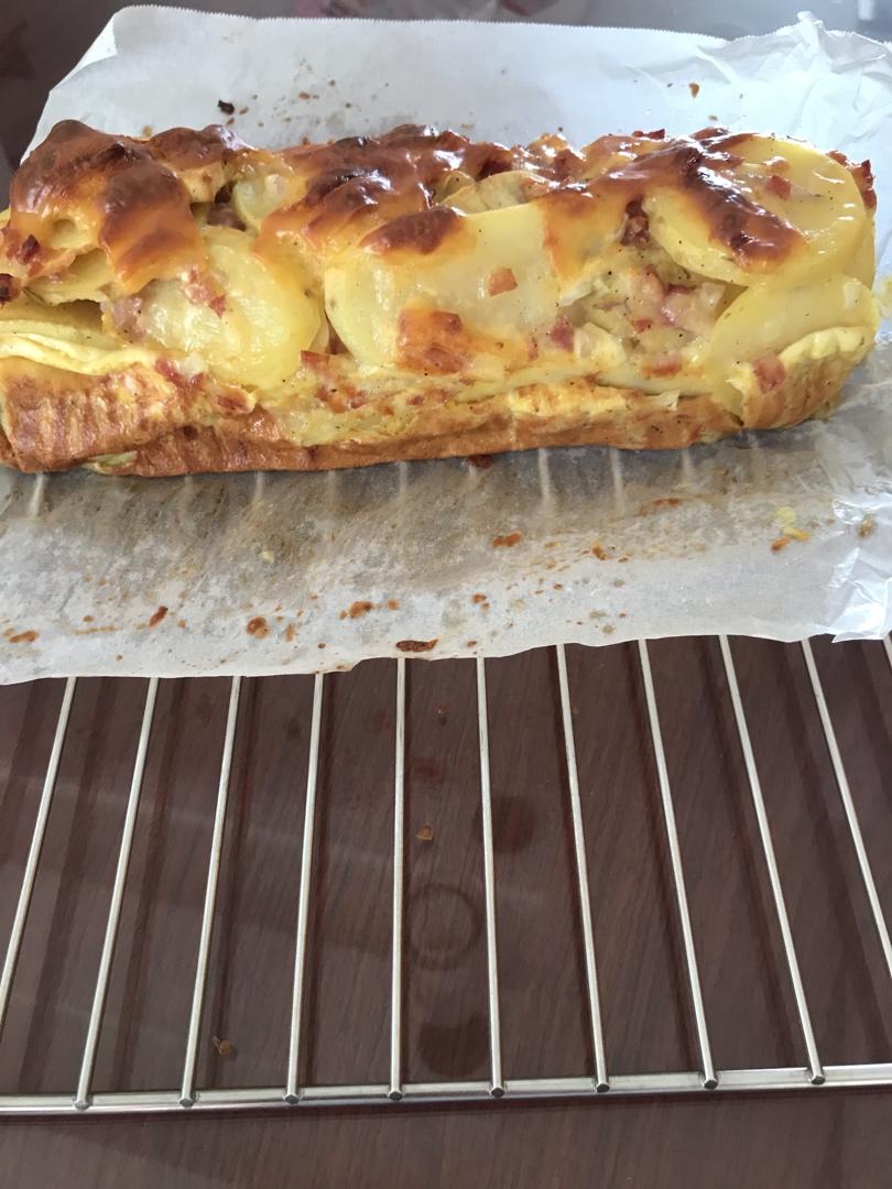 土豆培根隐藏蛋糕【北鼎烤箱食谱】