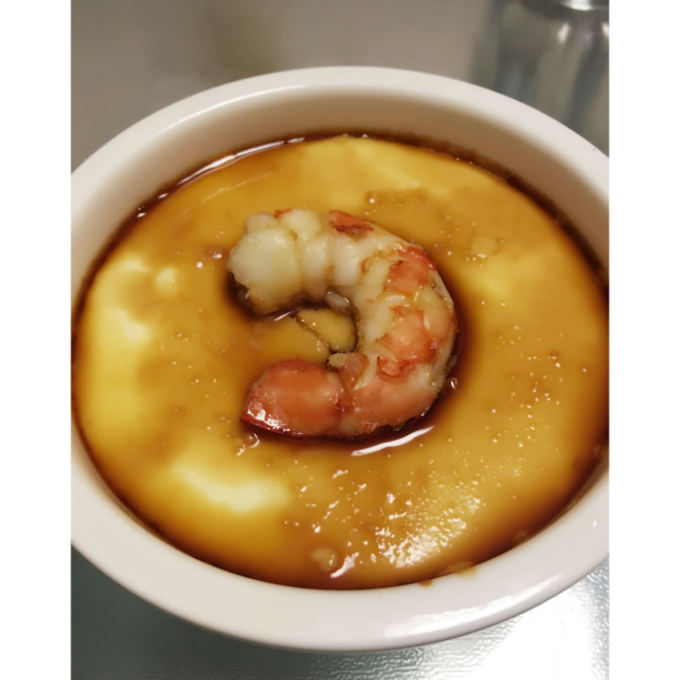 月亮-213做的鲜虾蒸蛋