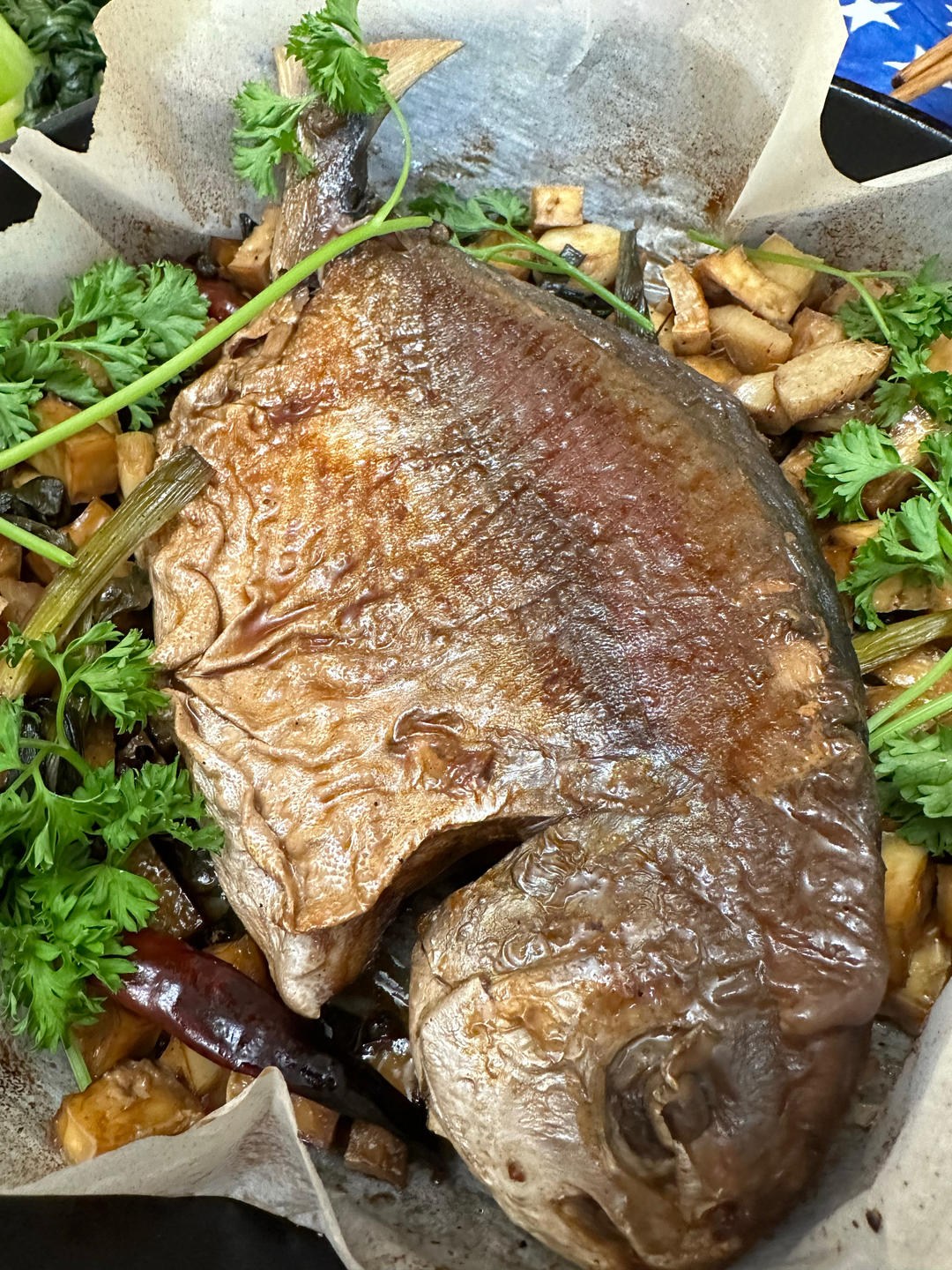 堪比烤鱼店的家庭版贵阳烤鱼（烤箱）