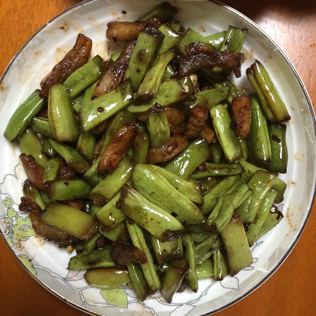 豆角炒肉丝