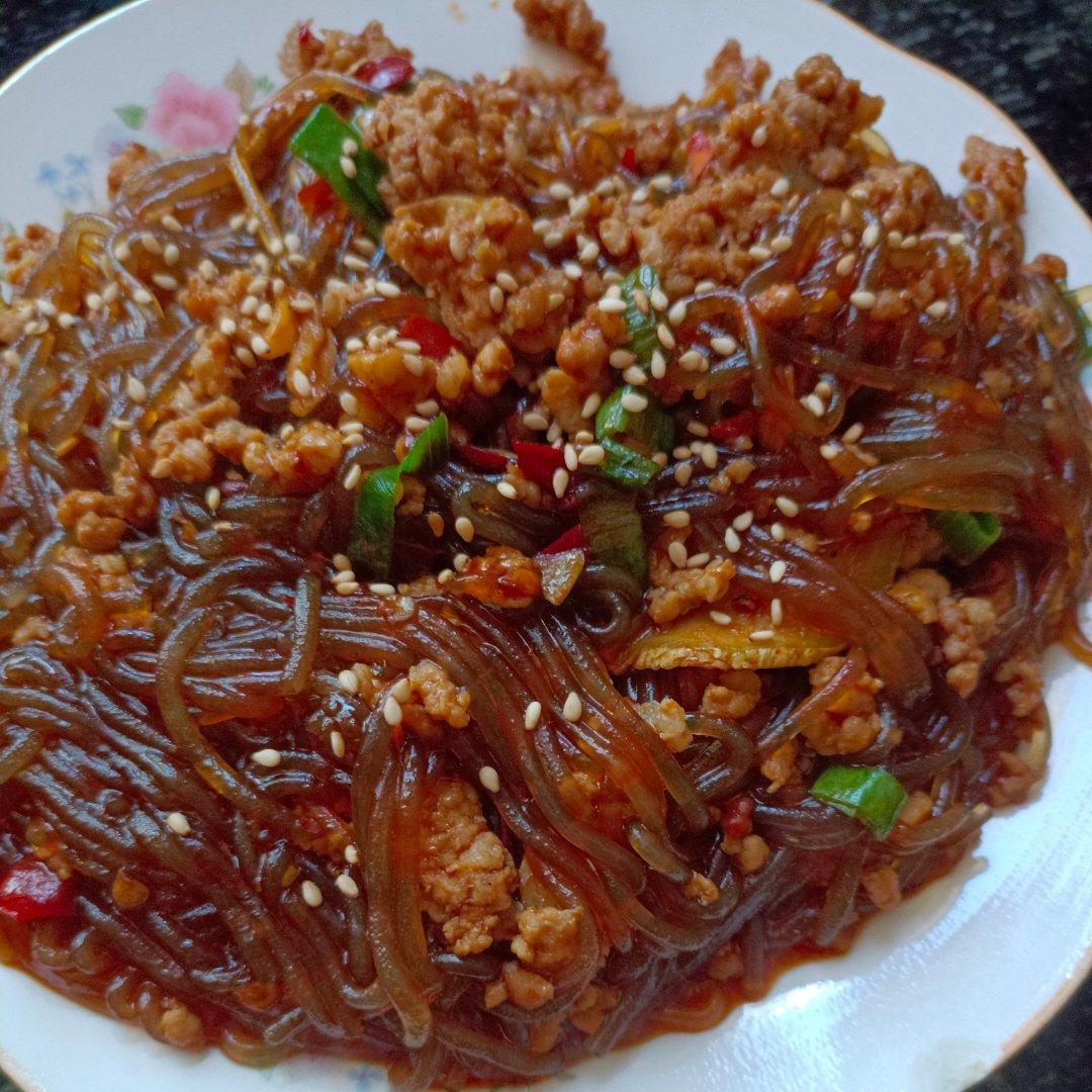 蚂蚁上树(肉末炒粉丝)超下饭‼️十分钟搞定