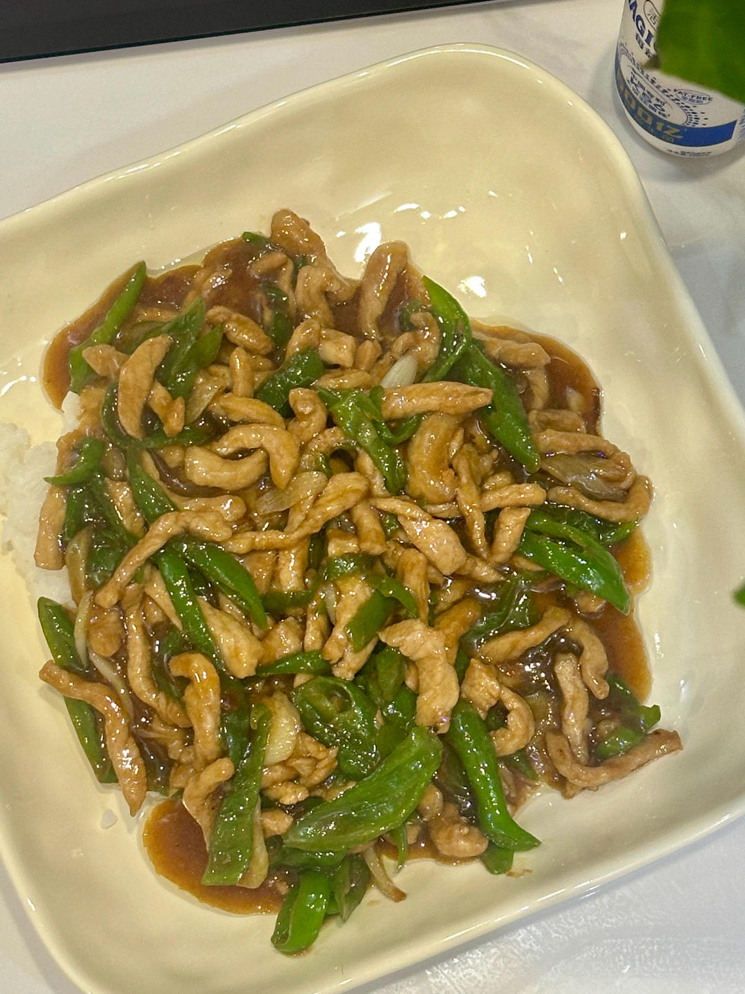 ‼️好吃到舔盘的青椒肉丝盖浇饭