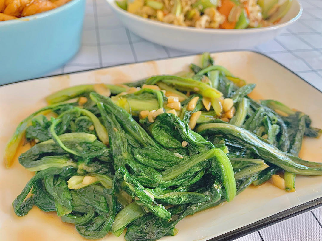 白灼青菜的几道关