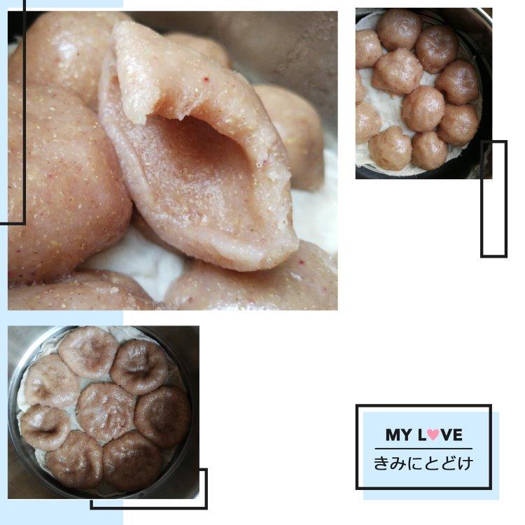奶香糯米窝窝头