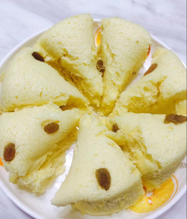 淡淡淸茶香做的宝宝蒸蛋糕