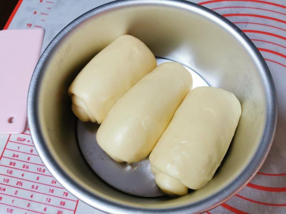 一次发酵纯奶手撕吐司面包（防止面团温度高的方法）B55