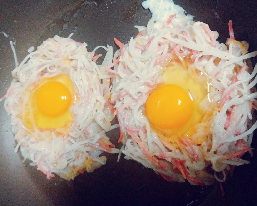 鸟巢土豆丝鸡蛋饼的做法