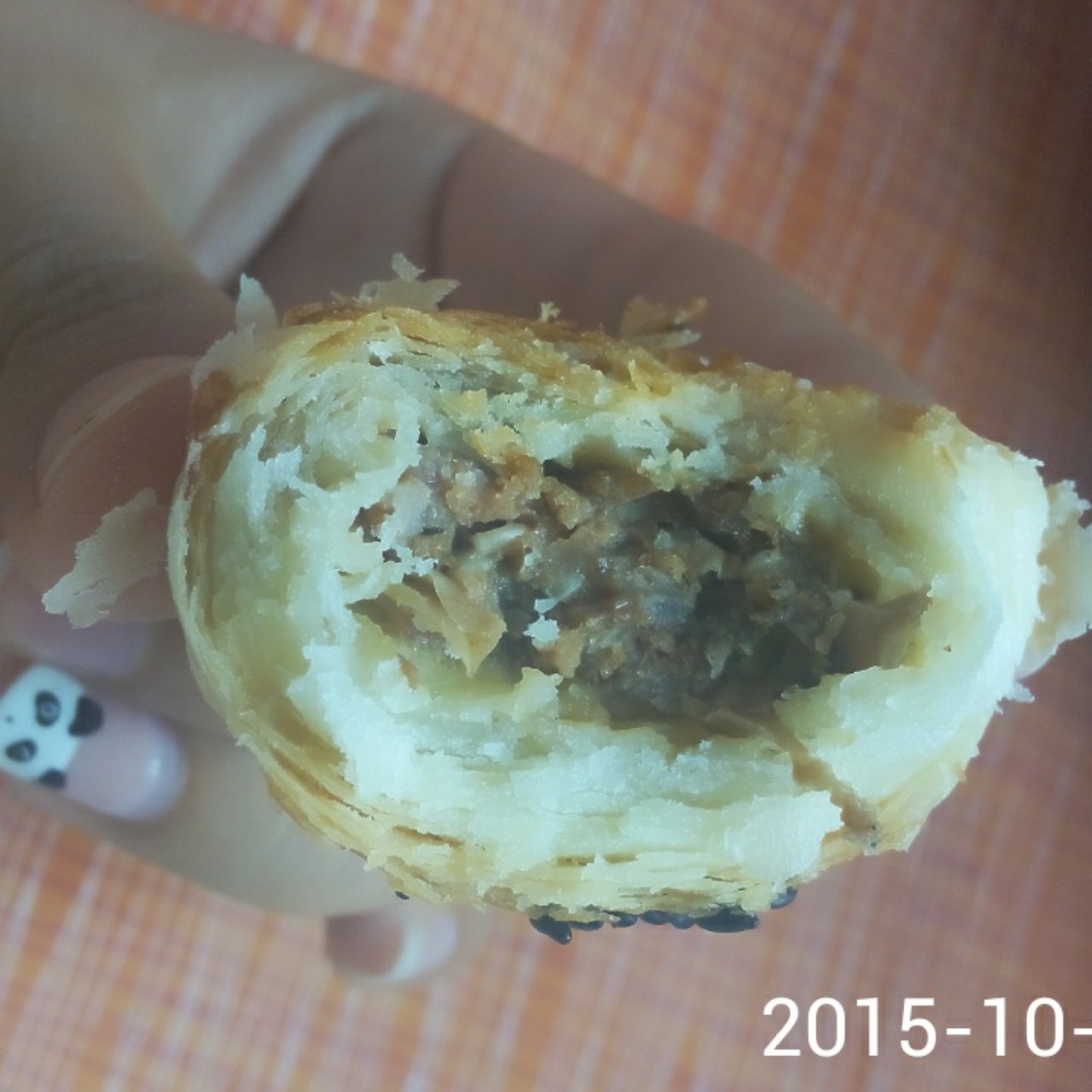 泳式鲜肉榨菜月饼