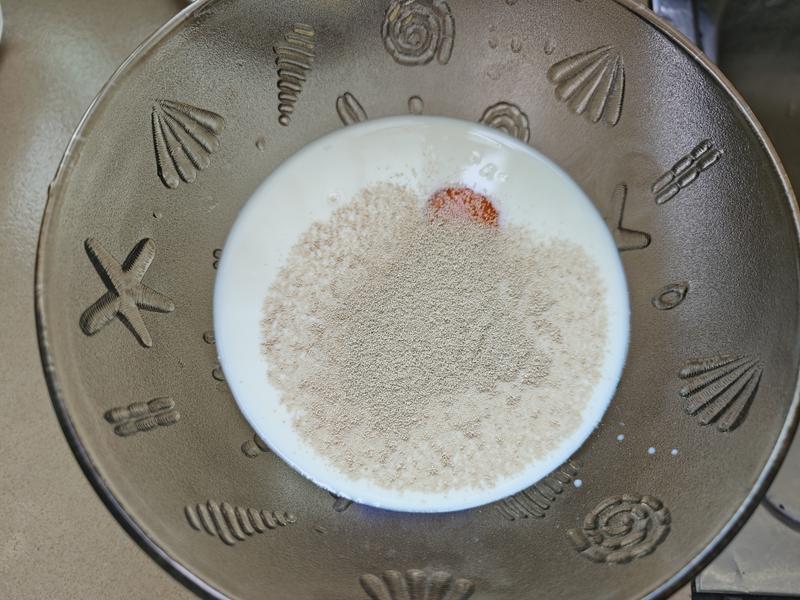 纯奶手撕吐司的做法 步骤1