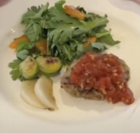 茄子入りハンバーグ