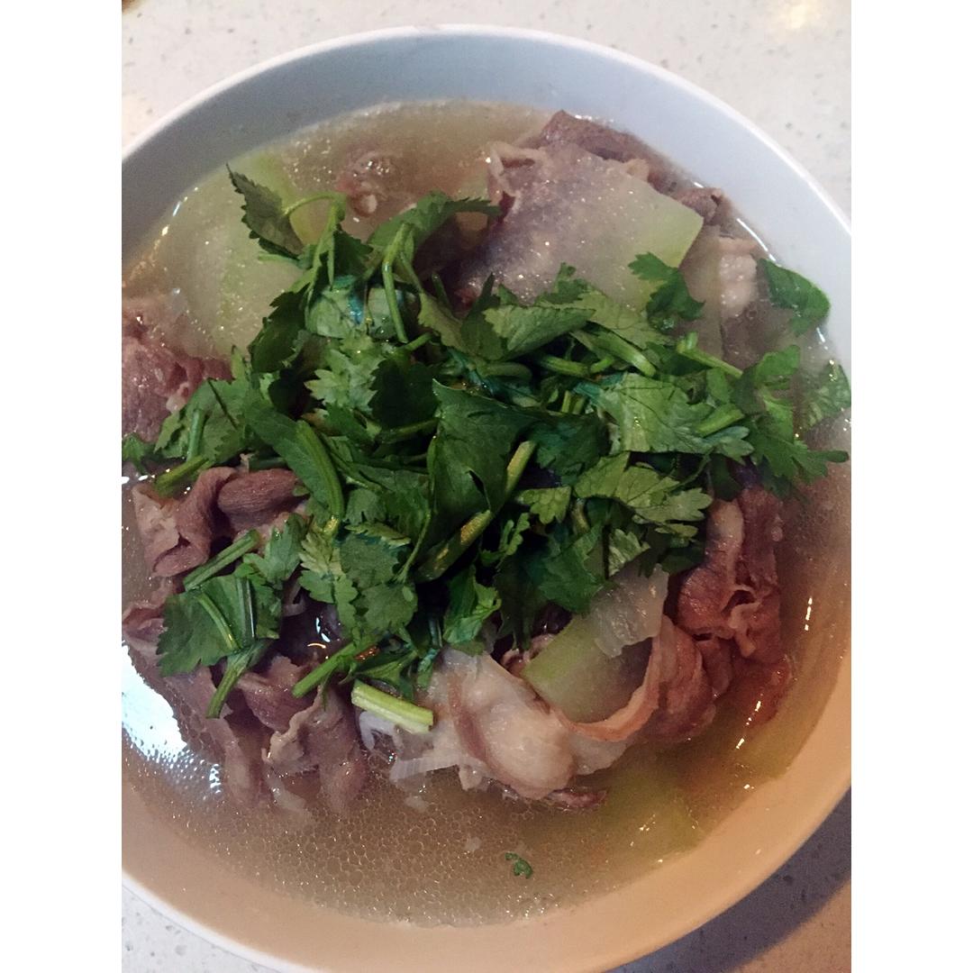 冬瓜羊肉片汤