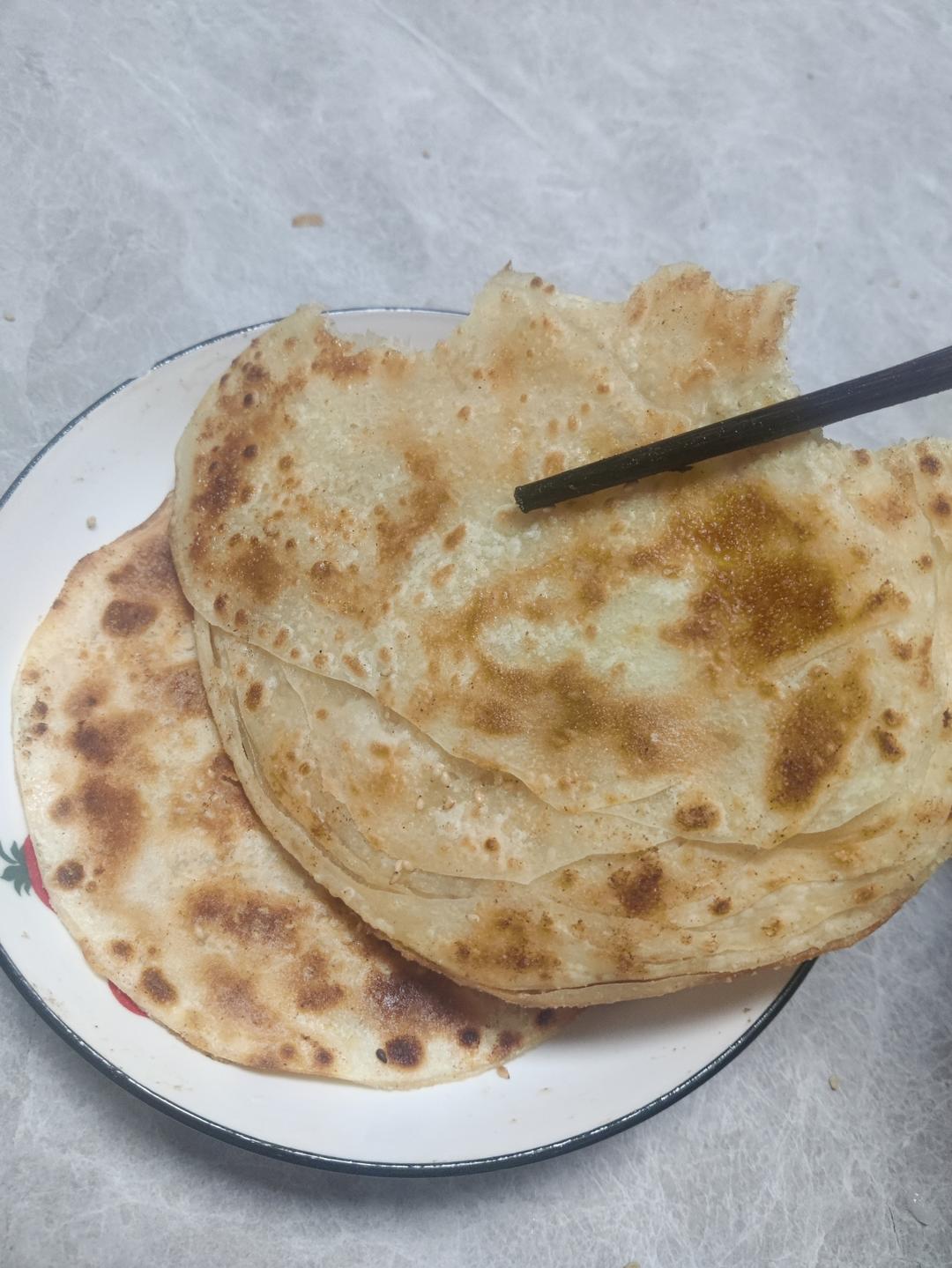 葱油饼（饺子皮版）